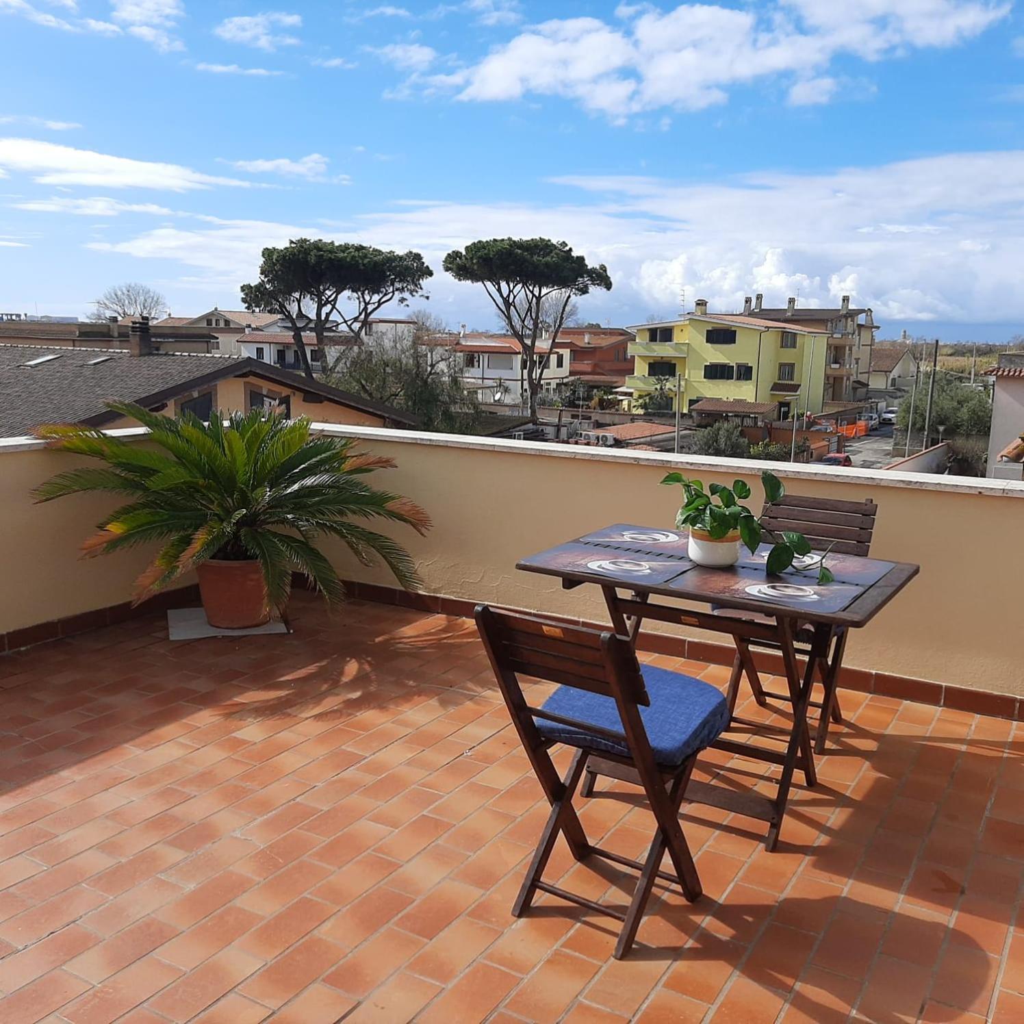 La Terrazza Sul Faro Lägenhet Fiumicino Exteriör bild
