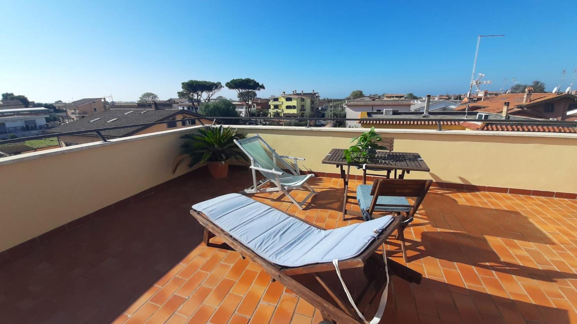 La Terrazza Sul Faro Lägenhet Fiumicino Exteriör bild